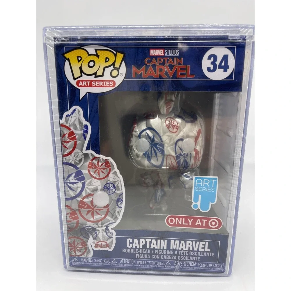 Funko Pop! Art Series‎ Marvel Avengers Captain America 32 and 34 NIB Set Target
